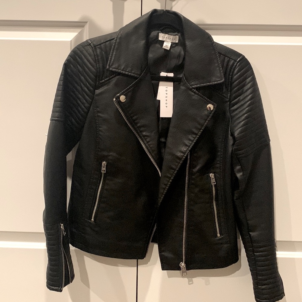 TOPSHOP Black Moro Jacket - NWT